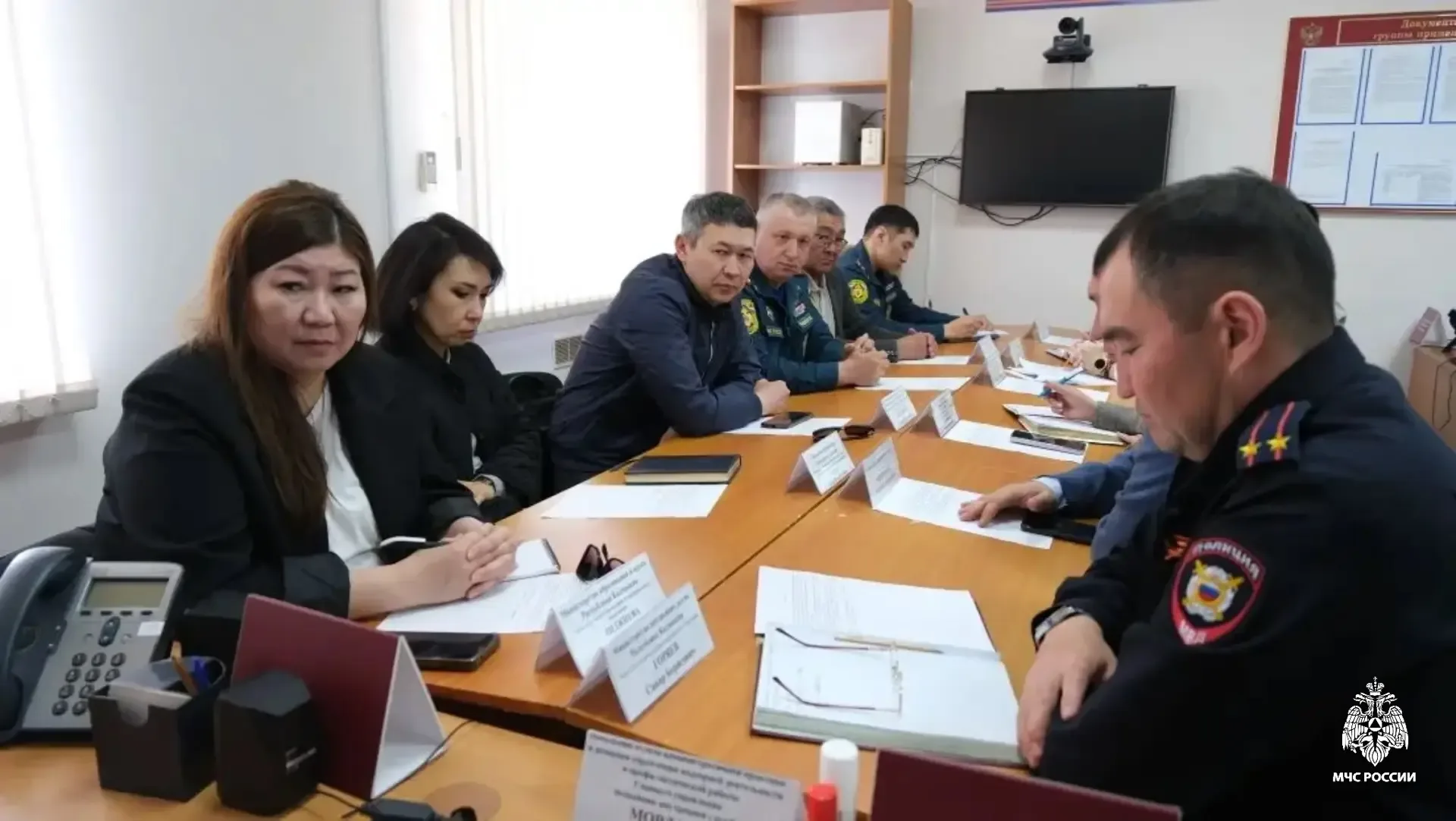 🔹В Главном управлении МЧС России по Республике Калмыкия провели штабную тренировку с органами управл