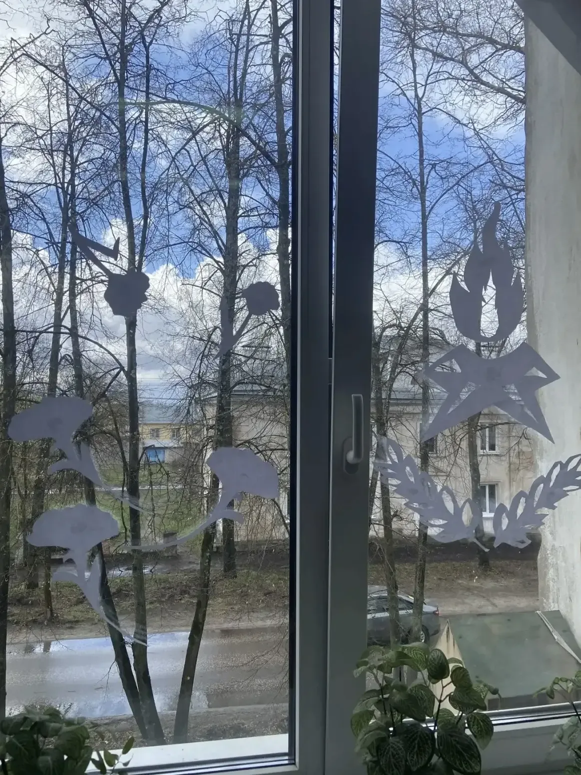 🌷🪟 Окна Победы 🪟🌷  Первые в преддверии Дня Победы присоединились к Всероссийской акции «Окна Победы»