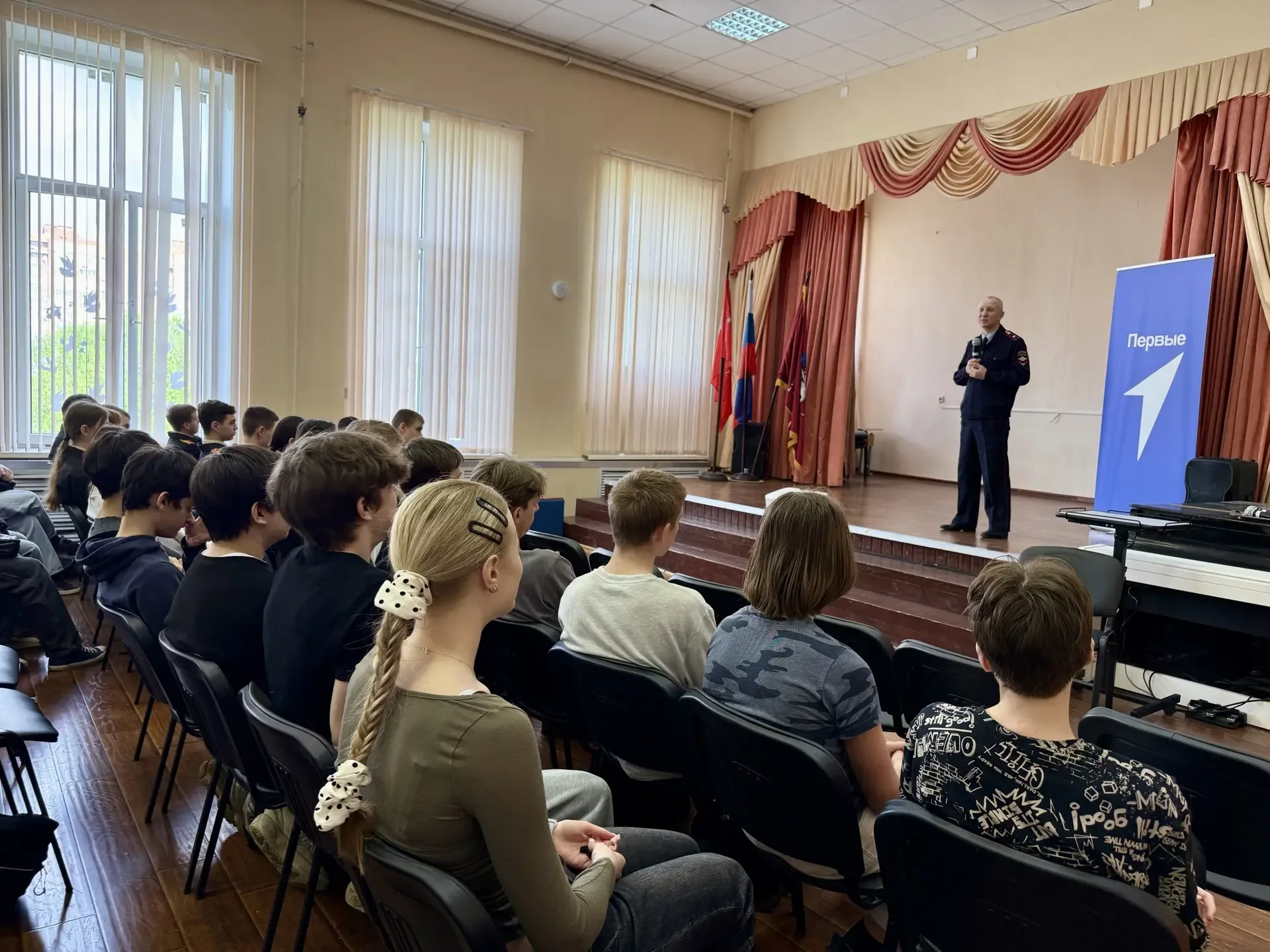 ⚠️ Безопасность на железной дороге  Сегодня в нашей школе для учеников 7–11-х классов прошли профила