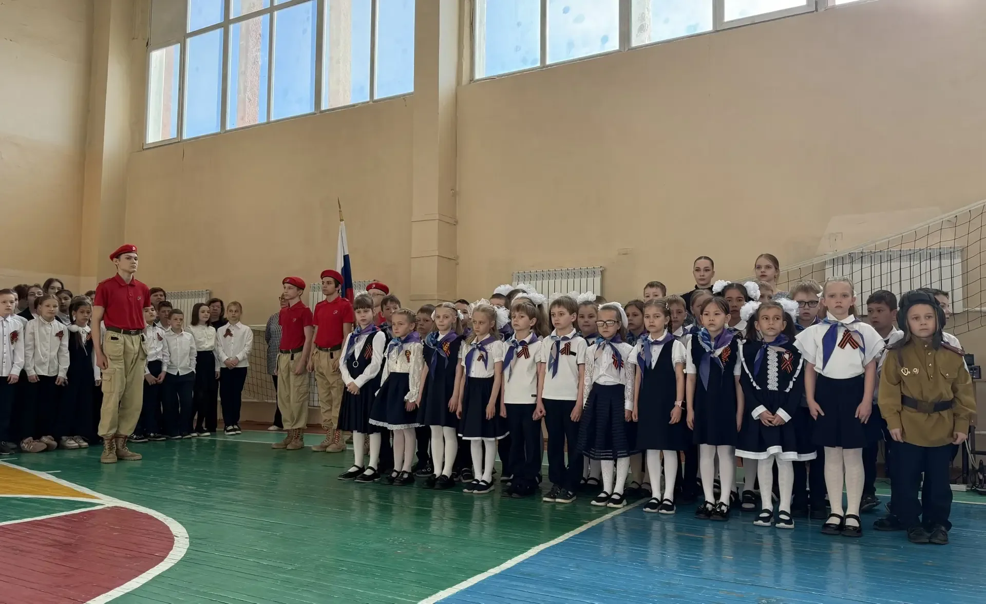 🎖️В гимназии прошла торжественная линейка, посвящённая 81-й годовщине Победы в Великой Отечественной