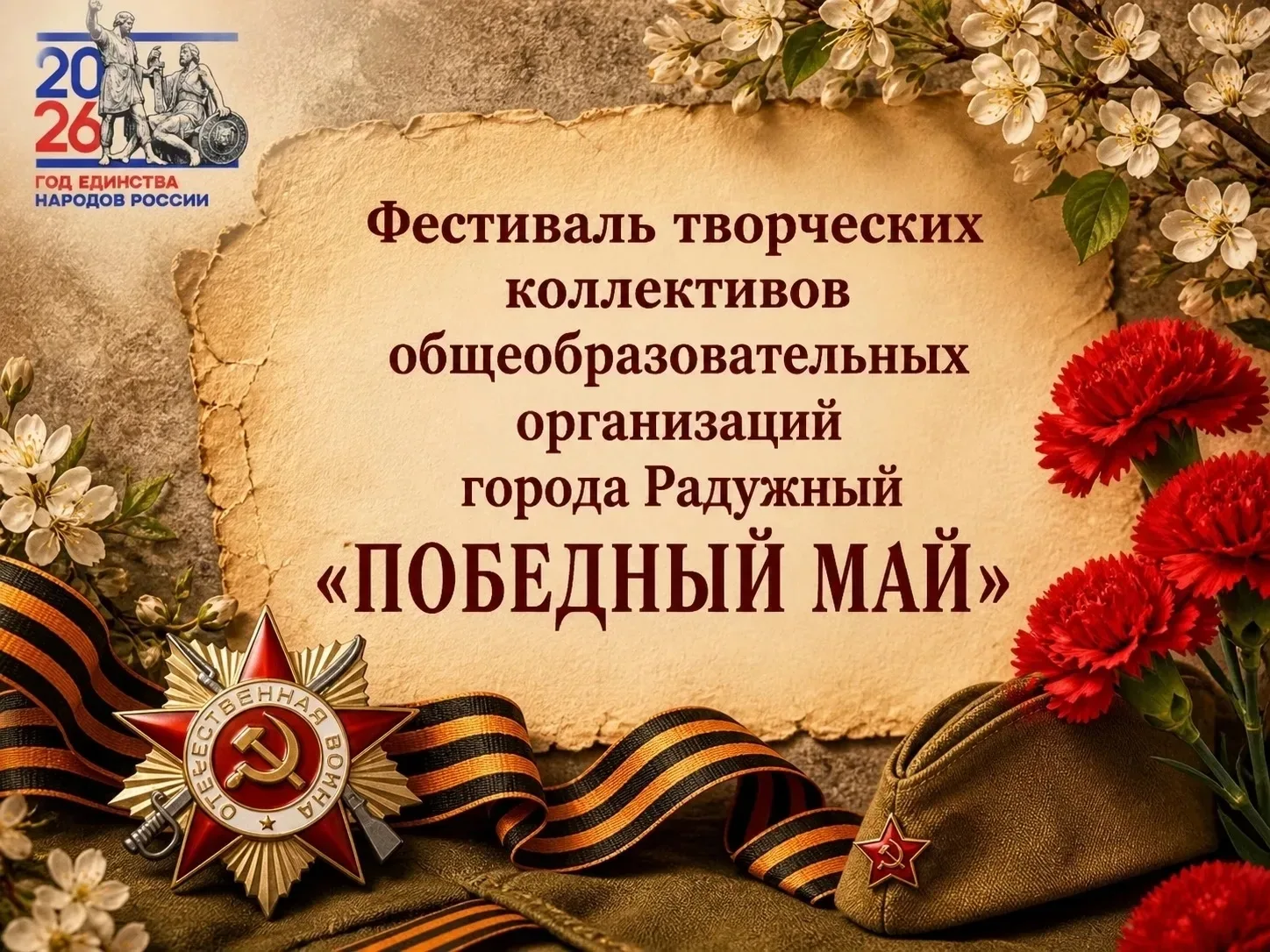 ФЕСТИВАЛЬ "ПОБЕДНЫЙ МАЙ"  🇷🇺В преддверии празднования 81-й годовщины Победы в Великой Отечественной 