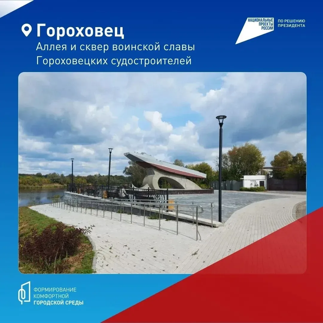 Владимирская область меняется благодаря проекту «ФКГС» и вашим голосам! ⁣ Благодаря национальному пр