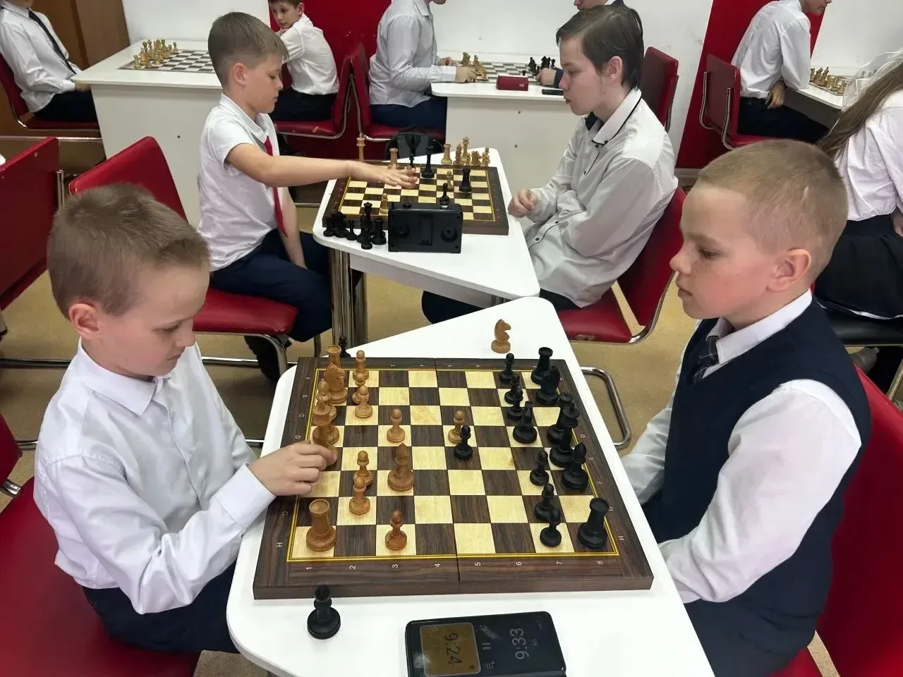 Шахматный турнир♟️  ✨18 мая 2026  шахматисты МАОУ «СОШ № 4 им. Е.А. Жданова» г. Колпашево встречали 