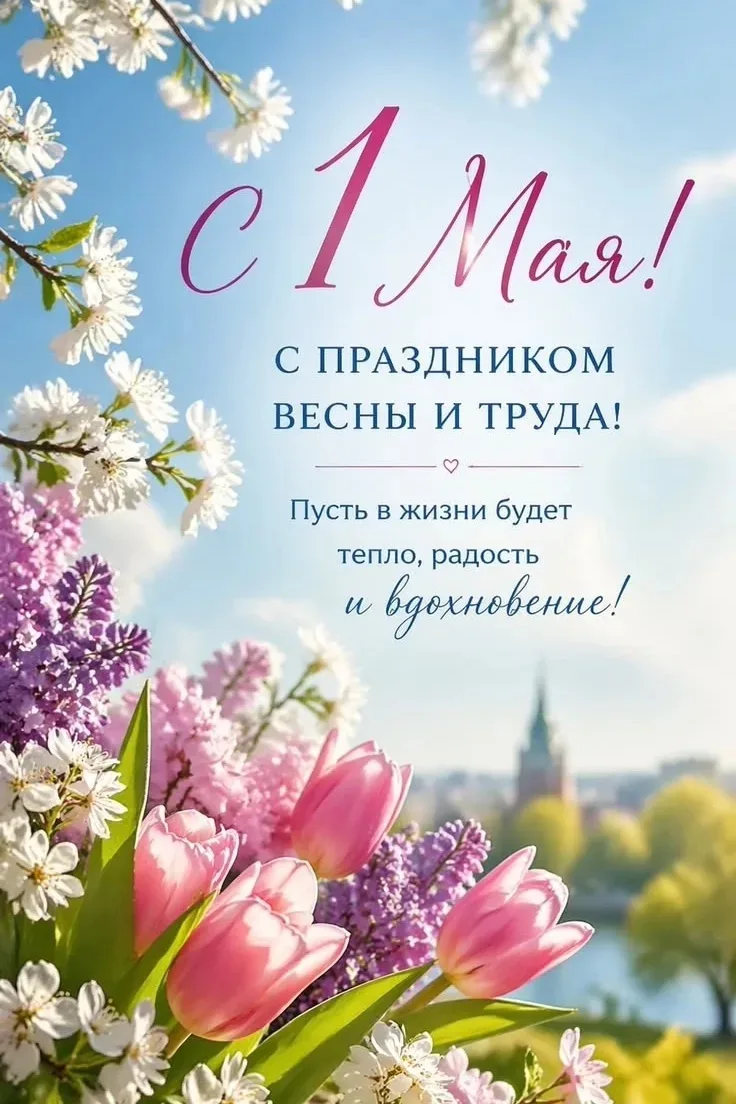 🇷🇺Поздравляем  с 1 Мая — Днем Весны и Труда! 🎉   🇷🇺Сменяются эпохи и поколения, но праздник весны и 