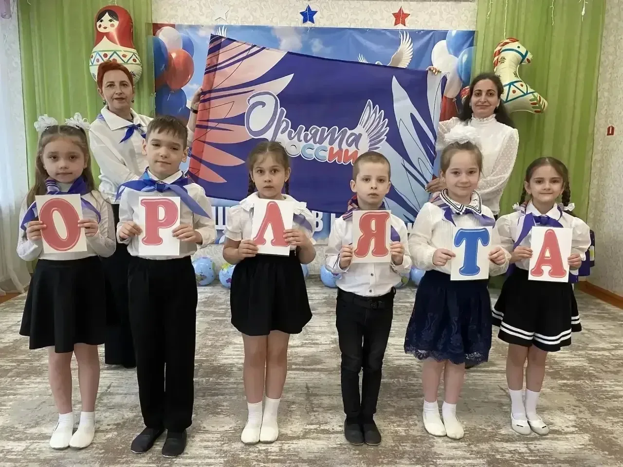 Орлятский круг: передача традиций  В детском саду № 2  г. Кропоткина — в День детских общественных о