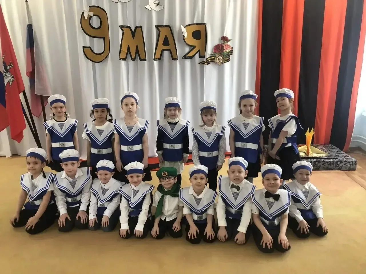 Дошкольники в строю памяти: праздник ко Дню Победы  🎖В преддверии 9 Мая в дошкольном отделении состо