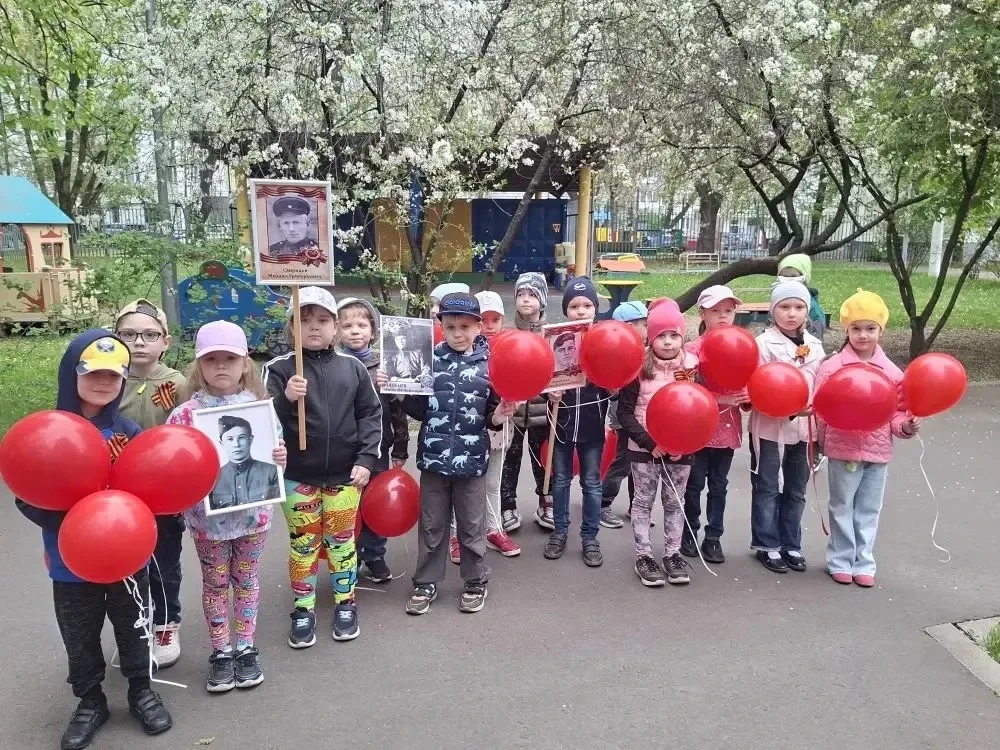 Дошкольники в строю памяти: праздник ко Дню Победы  🎖В преддверии 9 Мая в дошкольном отделении состо
