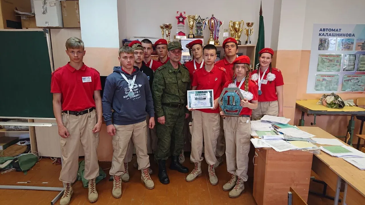 ✨ВПК "Застава" МОУ "Майская гимназия", который представлял Белгородский муниципальный округ на регио