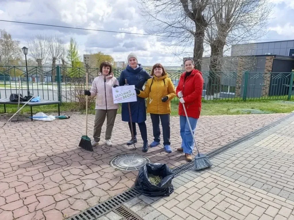 «Зеленая Весна» в Майской гимназии: Чистота и Забота о Природе🍃  📆29 апреля 2026 года сотрудники МОУ