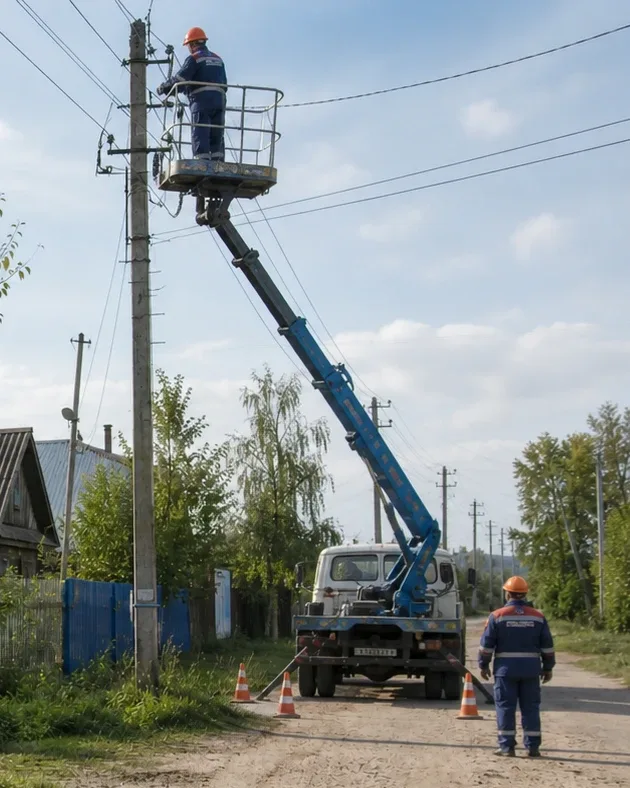 ❗️13 мая часть Калининского поселения на день останется без света из‑за плановых работ энергетиков  