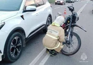 Мотоциклист без прав устроил массовое ДТП    В Обнинске 43-летний водитель мотоцикла «Хаммер» без пр