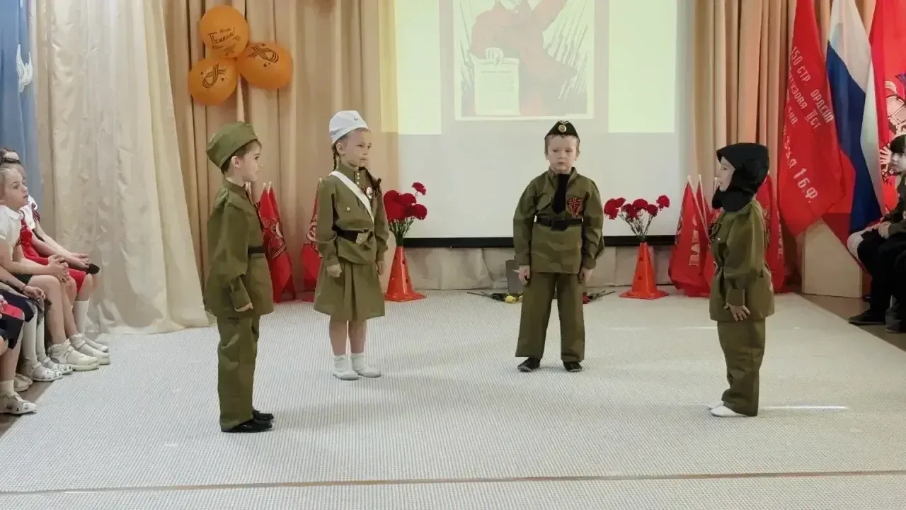Праздничные мероприятия, посвящённые Дню Победы  ☑️В наших дошкольных учреждениях прошли тёплые и тр