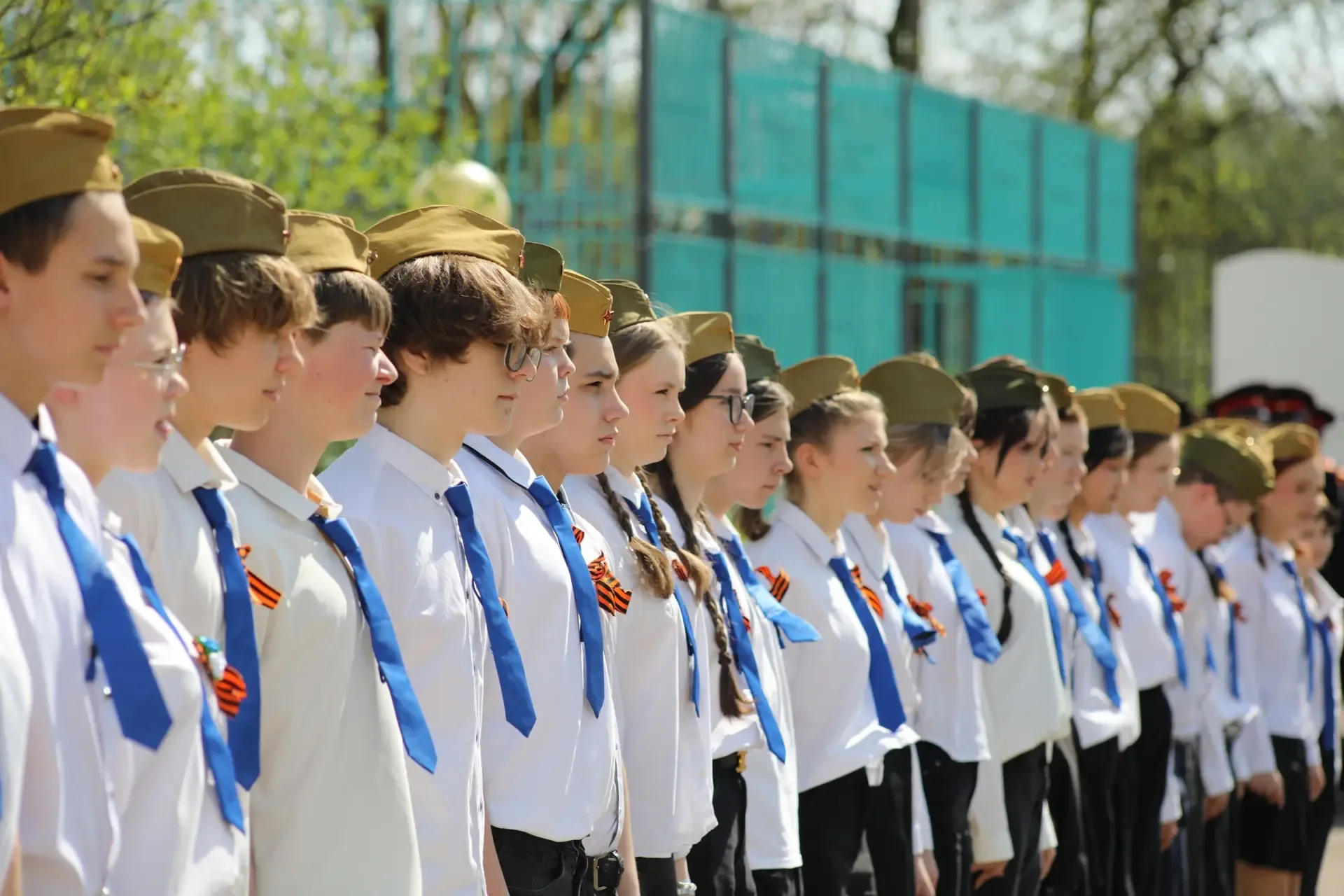 СМОТР СТРОЯ И ПЕСНИ  🎗 Эта предпраздничная неделя была насыщена патриотическими событиями. Традицион