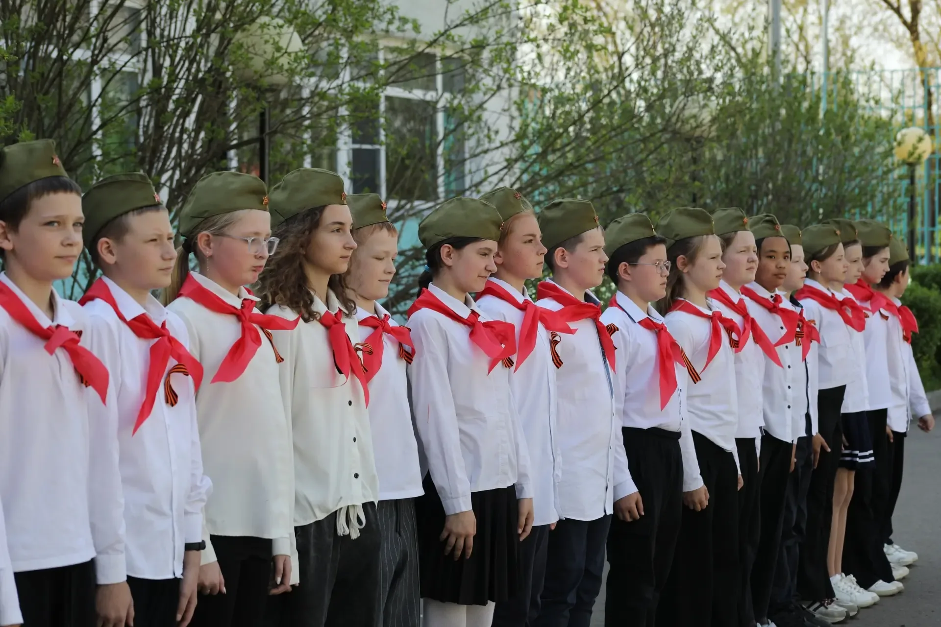 СМОТР СТРОЯ И ПЕСНИ  🎗 Эта предпраздничная неделя была насыщена патриотическими событиями. Традицион