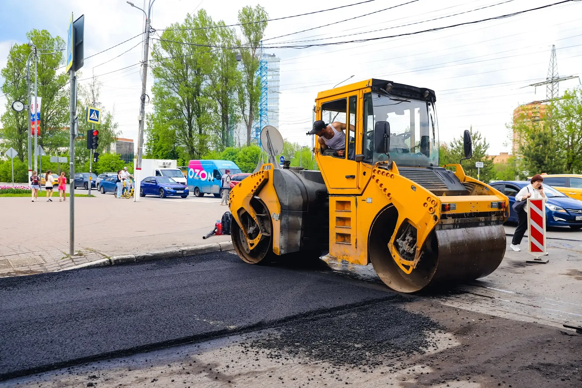 В Химках завершают обновление дорожного покрытия на улице Лавочкина   В Химках продолжается текущий 