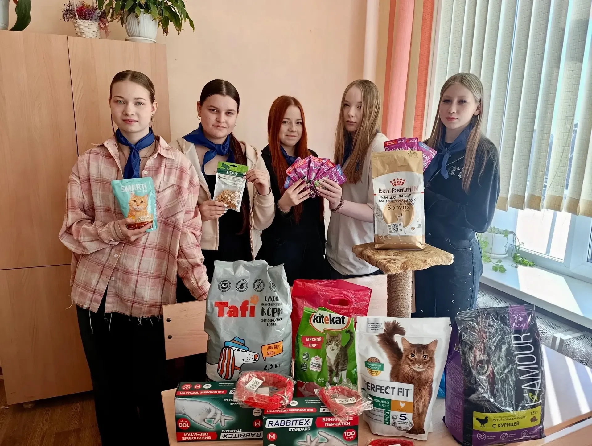 🐶 ХВОСТАТЫМ В ПОМОЩЬ 🐶  🐕 Друзья, завершилась акция «Хвостатым в помощь» от волонтёрского отряда «Со
