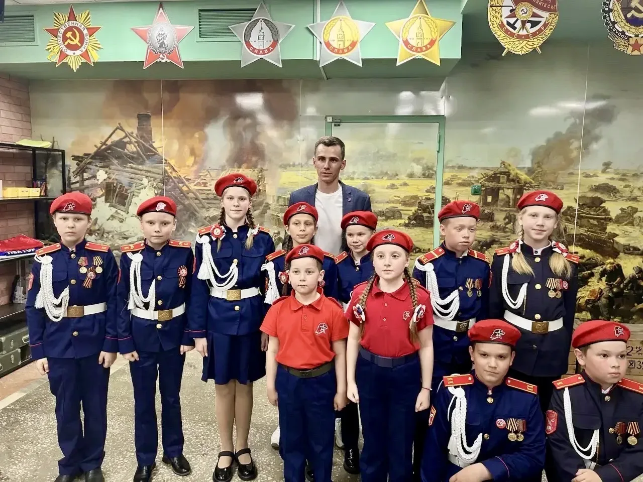 💥 ЯРКАЯ ВСТРЕЧА 💥  🔥 Наша школа стала активным участником масштабной встречи юнармейцев Кировской об