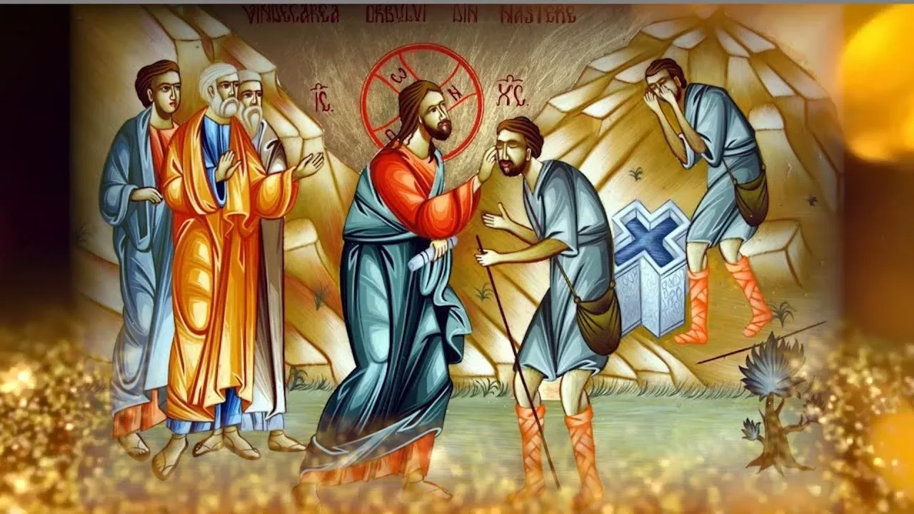 Христос посреди нас, дорогие братья сестры! 17 мая – Неделя о слепом Когда Христос исцелил слепого ч