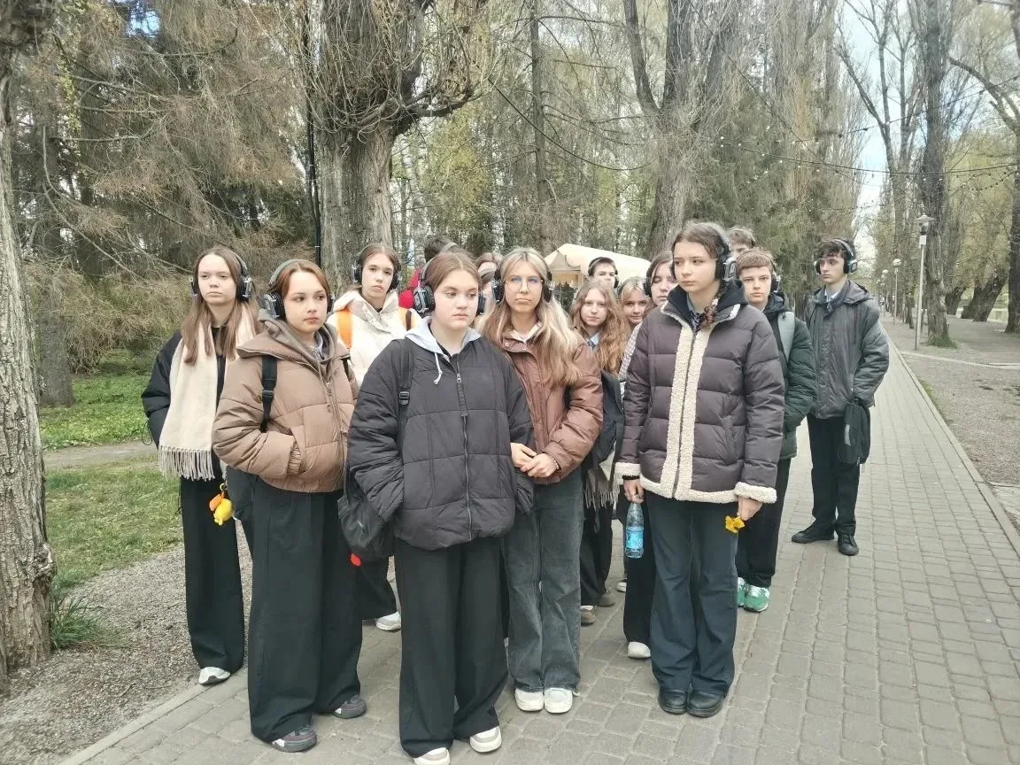 В предверии Дня Победы 7А класс вместе с классным руководителем Скопец Натальей Ильиничной побывал н