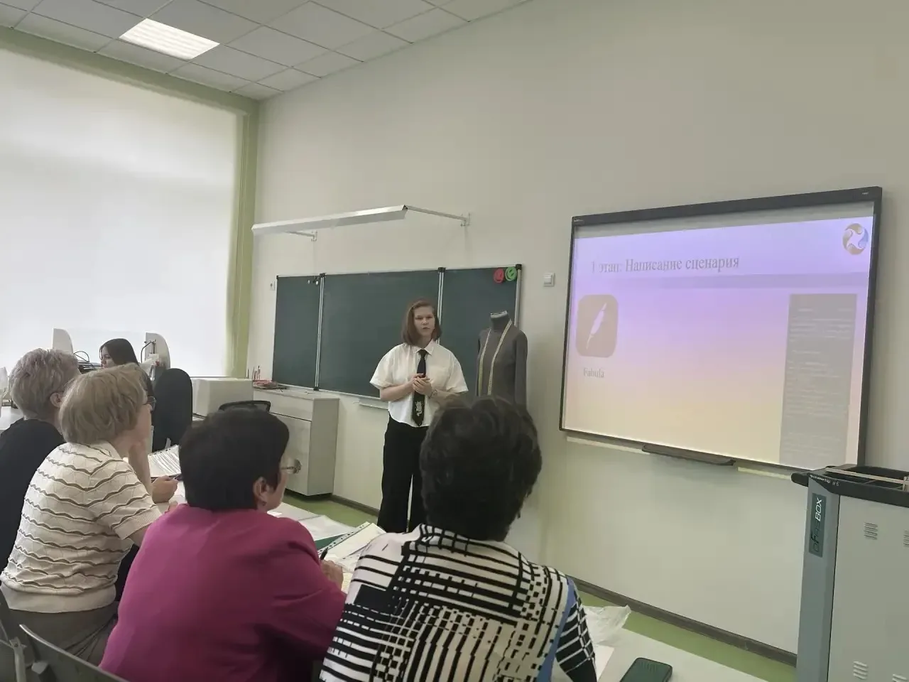 🚀 Старт проектам дан, и это здорово!  Сегодня в нашей школе стартовала защита проектов! Ученики 8 и 