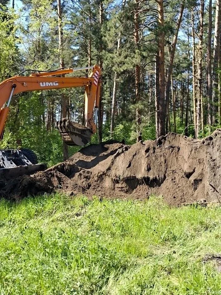 🌿В последние дни в лесопарковой зоне квартала АБ работает тяжёлая техника. Многие бийчане заметили и