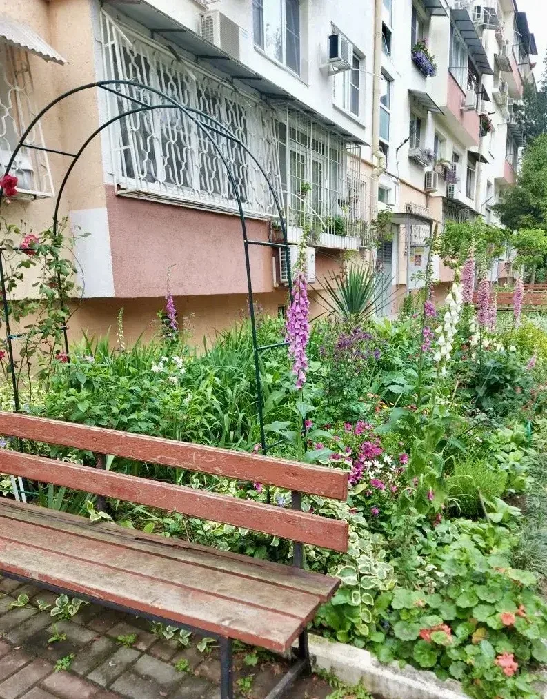 Красота начинается с дома! 🏡  Наши жители снова доказали: уют создаётся вместе 💚  У подъездов появил