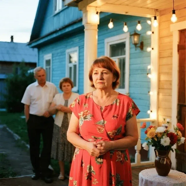 — А что это вы делаете на моей даче? Я вам ключи не давала, — хозяйка застыла на пороге, уставившись