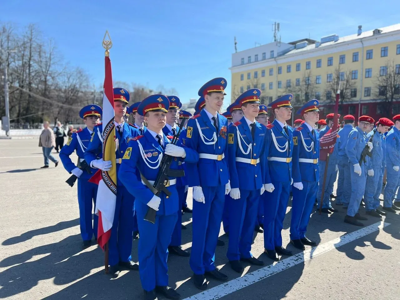 К ПАРАДУ ПОБЕДЫ ГОТОВЫ!  Сегодня 3 мая состоялась генеральная репетиция Парада Победы Юнармейских от