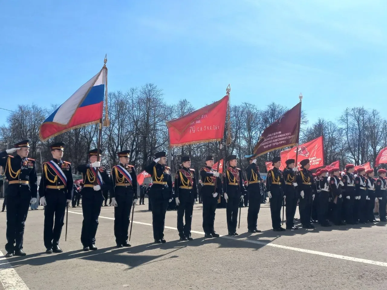 К ПАРАДУ ПОБЕДЫ ГОТОВЫ!  Сегодня 3 мая состоялась генеральная репетиция Парада Победы Юнармейских от