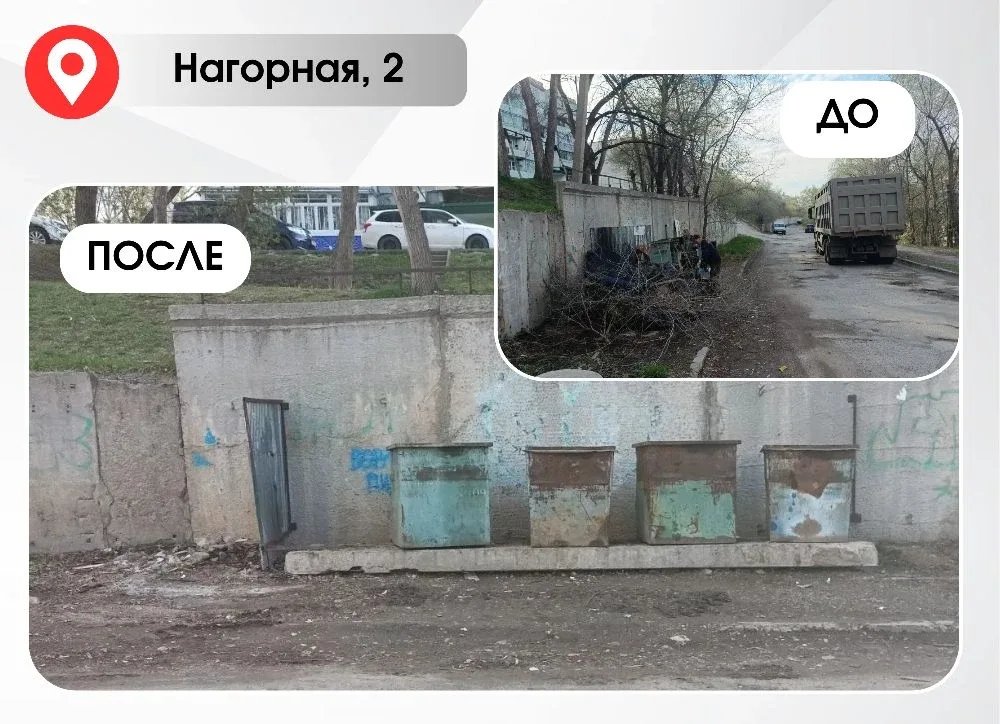 #работы_в_округе  В микрорайонах округа проводятся работы по очистке контейнерных площадок.  ✔️Особо