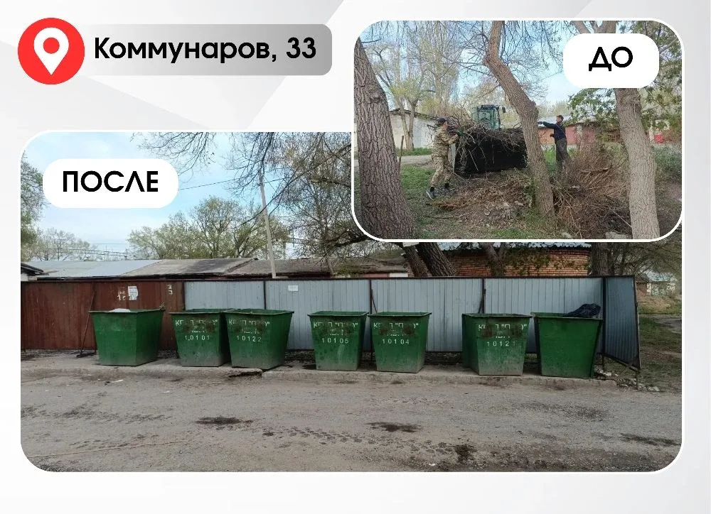 #работы_в_округе  В микрорайонах округа проводятся работы по очистке контейнерных площадок.  ✔️Особо