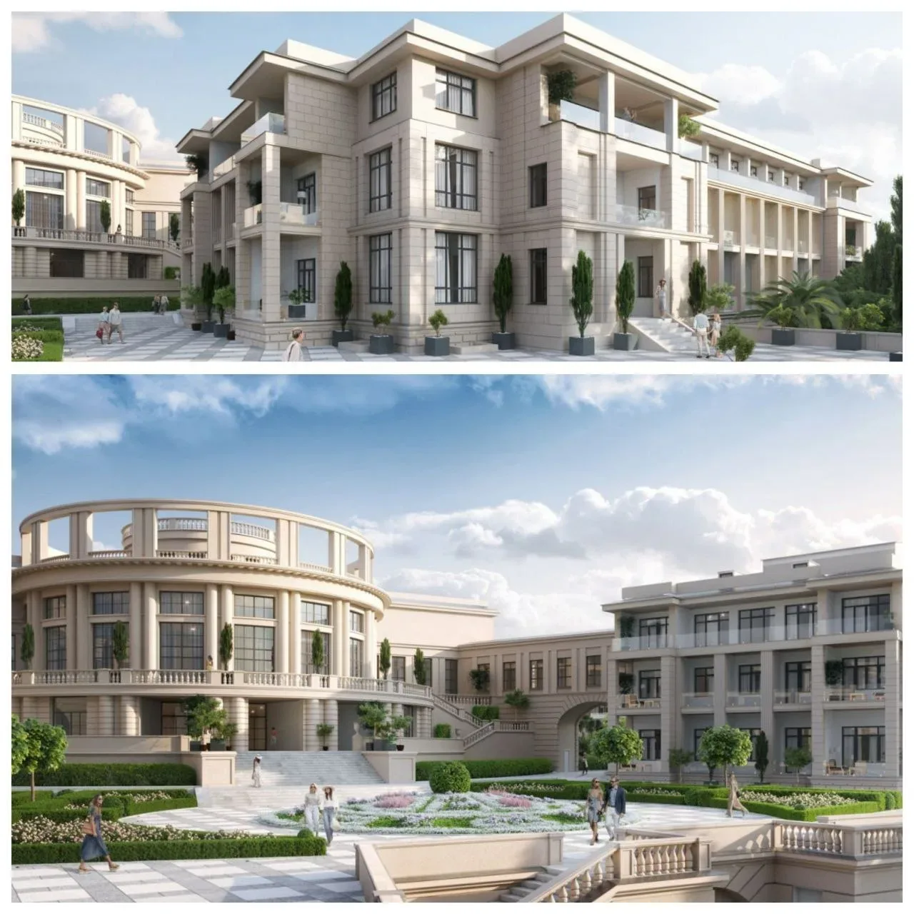 Город СОЧИ.   🏰 Grand Royal Residences | Частный пляж, лифт к морю и парк 4 га в центре Сочи. Уникал