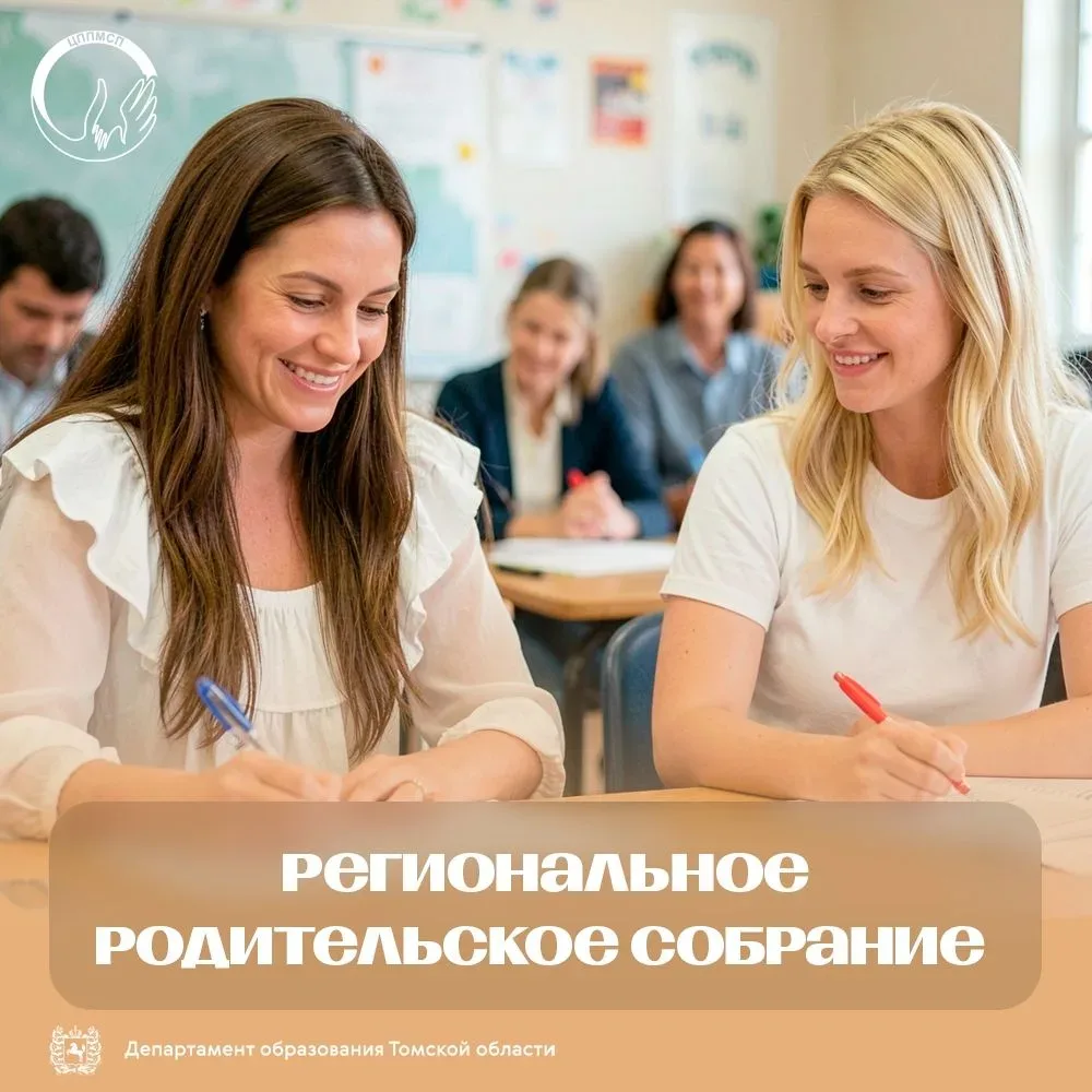 👨‍👩‍👧‍👦 Региональное родительское собрание «Безопасное лето – 2026»  Департамент образования Томской