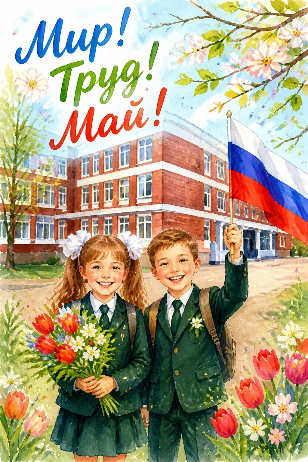 🌷 С праздником 1 Мая!  1 мая — день солидарности и защиты прав трудящихся. История праздника началас