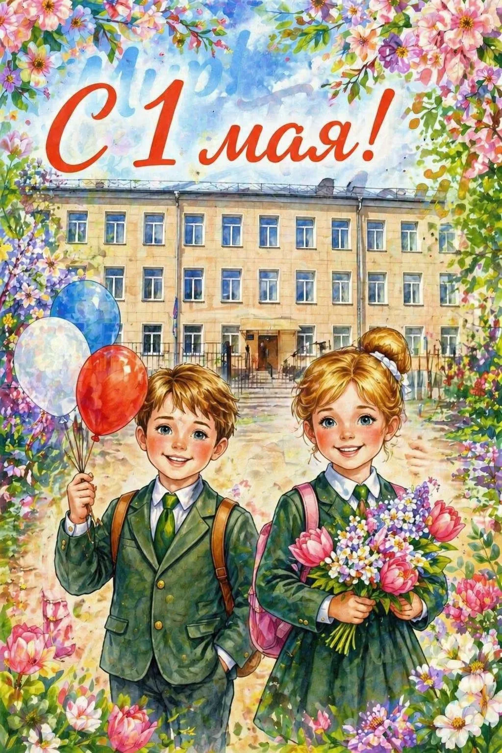 🌷 С праздником 1 Мая!  1 мая — день солидарности и защиты прав трудящихся. История праздника началас