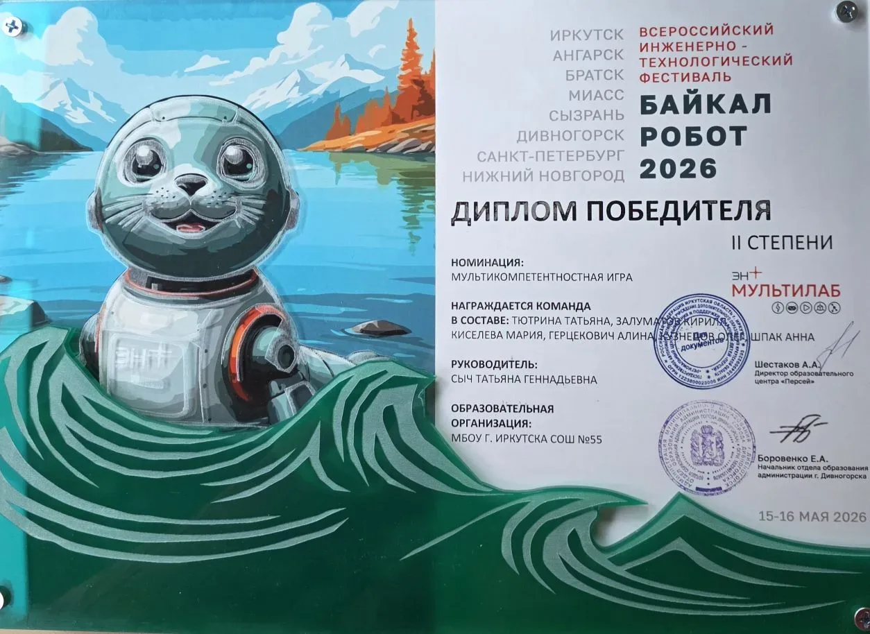   Мы рады вам сообщить, что сегодня 15.05.2026 г. ученики нашей школы на соревновательной площадке В