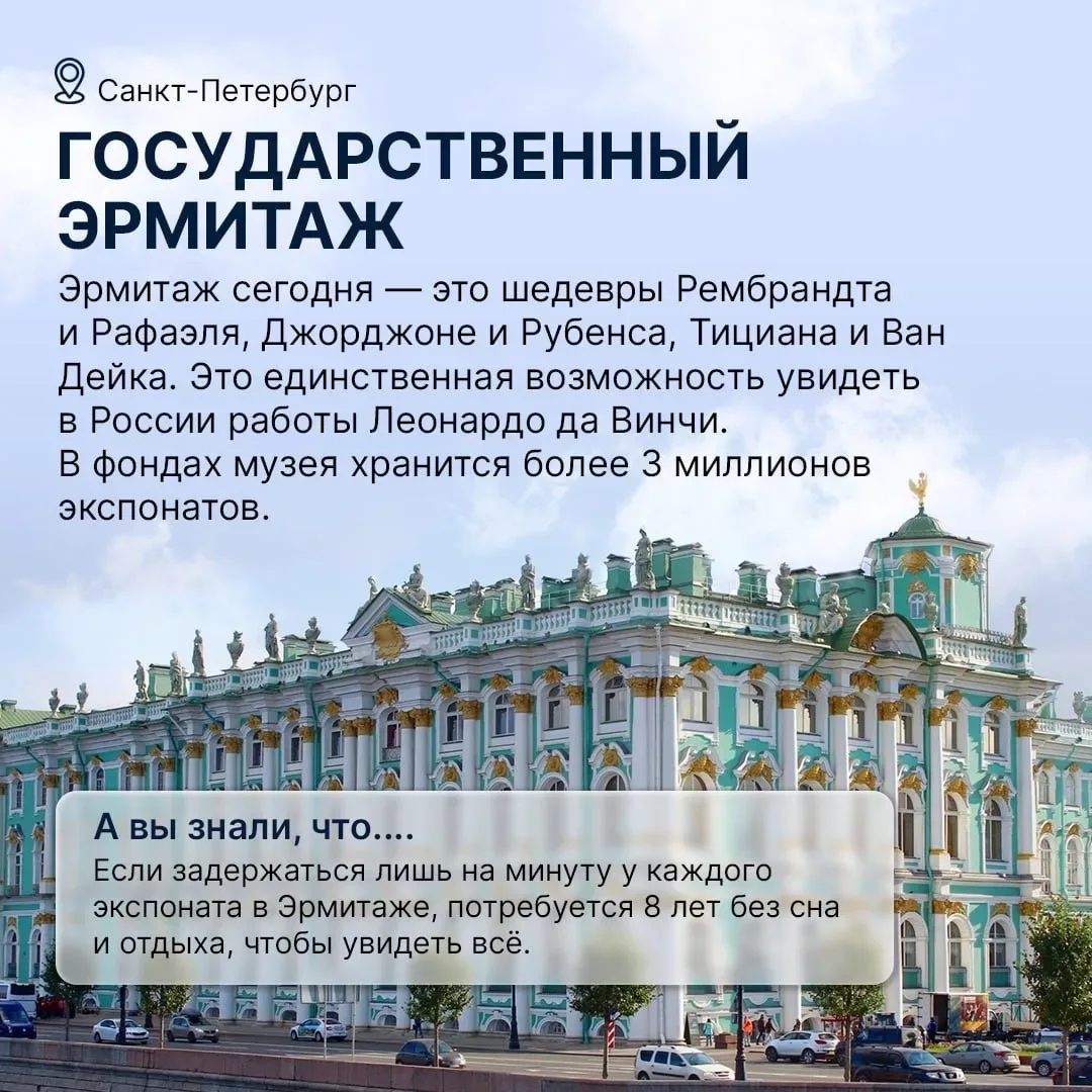 🏛️ 18 мая - Международный день музеев!   🌍✈️ Мы собрали для вас топ 8 музеев в разных городах нашей 