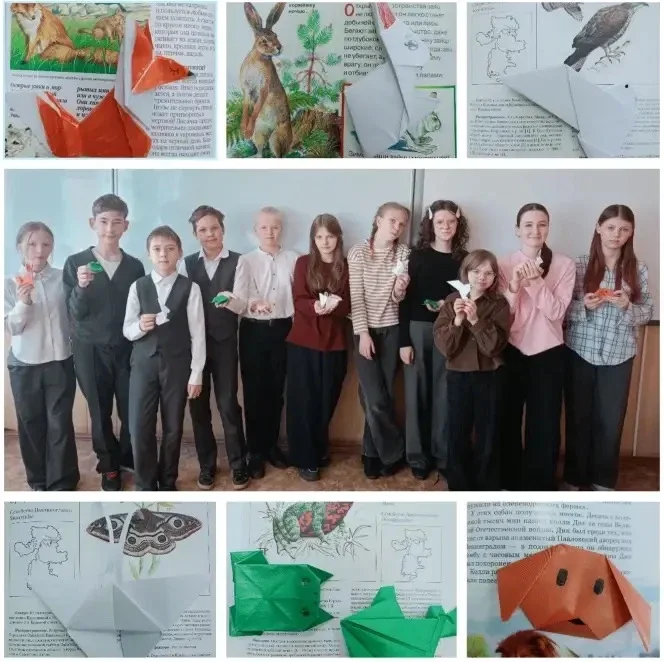 🌿 Календарь Первых - май: оригами‑животное!🦊🦋🐸  ✨ В этом месяце участники «Календаря Первых» погрузи