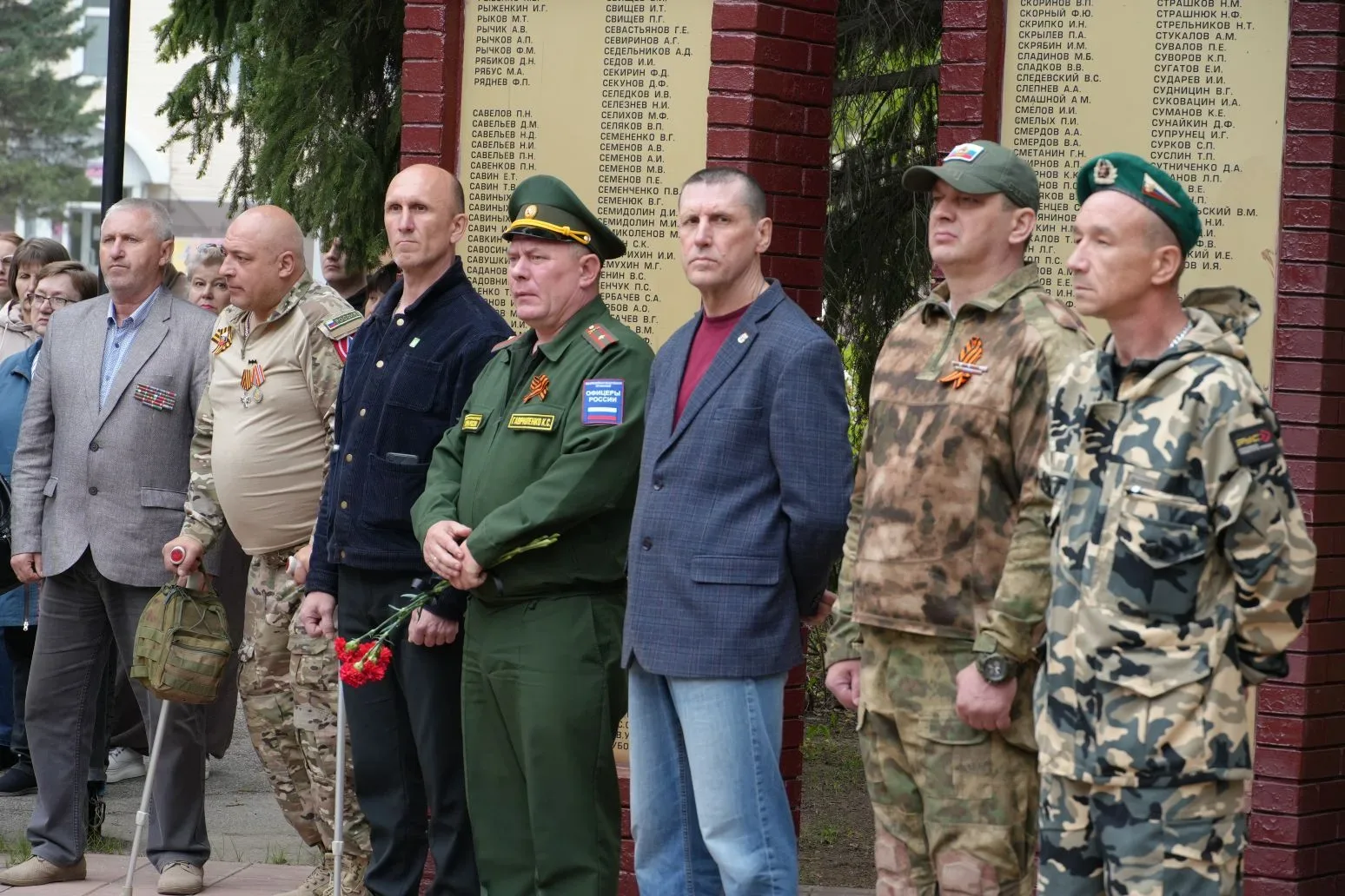 Сегодня, накануне Дня Победы, состоялся торжественный митинг памяти погибших героев нашего времени –