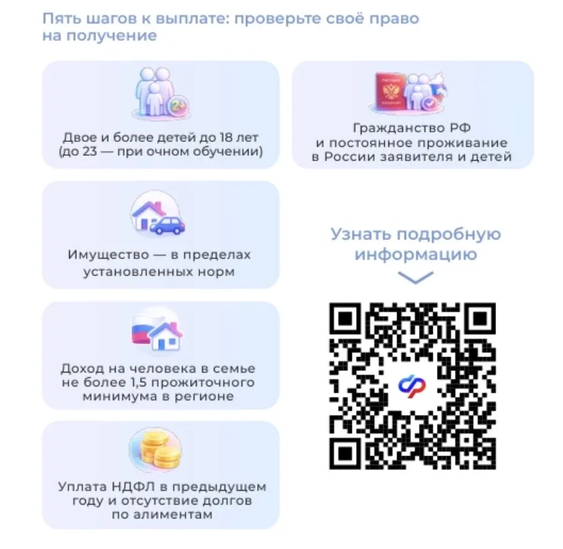 ❗️С 1 июня Отделение СФР по Бурятии начнет прием заявлений на новую ежегодную выплату работающим род