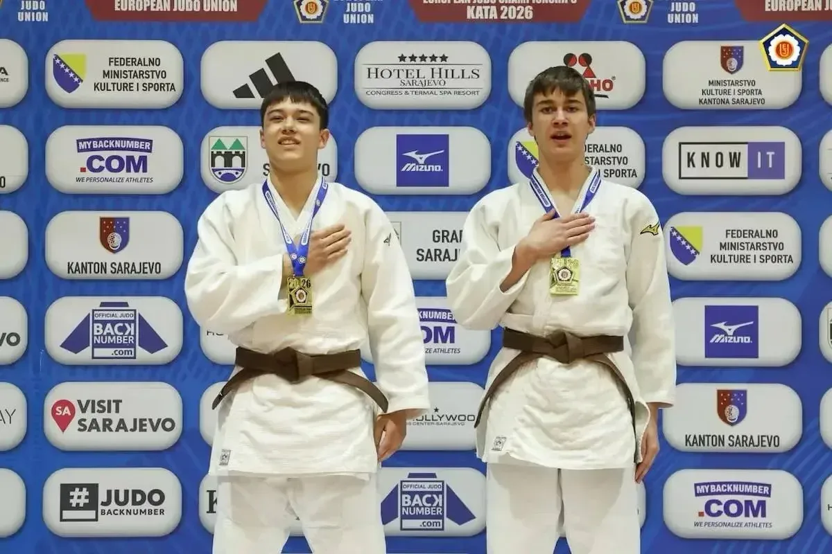 🏆🥇Российские спортсмены завоевали «золото» в дисциплине КАТАМЭ-НО-КАТА на первенстве Европы среди юн
