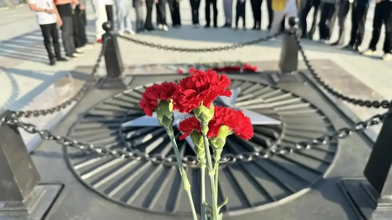 🇷🇺Никто не забыт, ничто не забыто 🎖В преддверии Дня Победы наша школа стала частью большого памятног