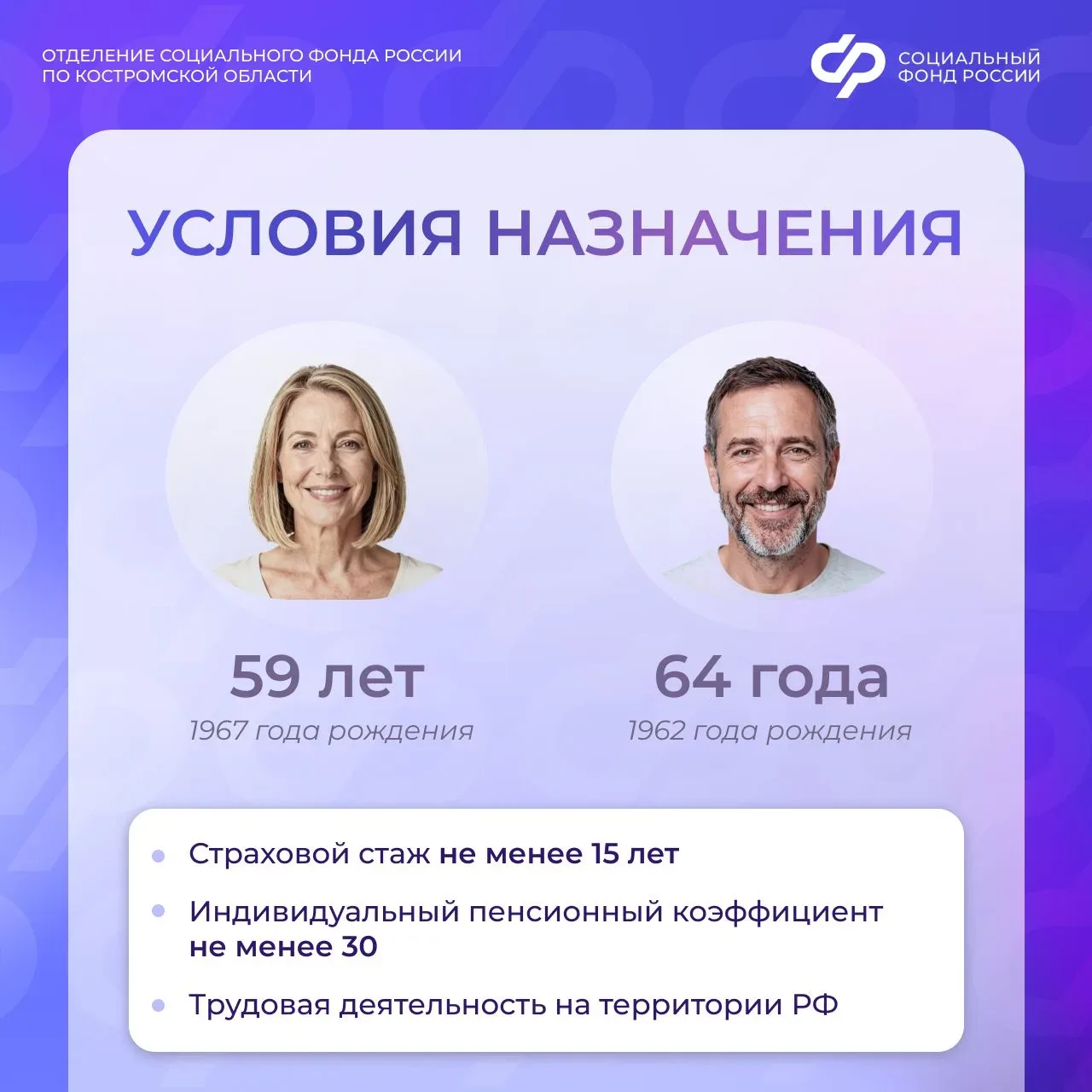 ✅ 700 костромичей с начала года оформили пенсию в автоматическом режиме на портале Госуслуг.  Об усл