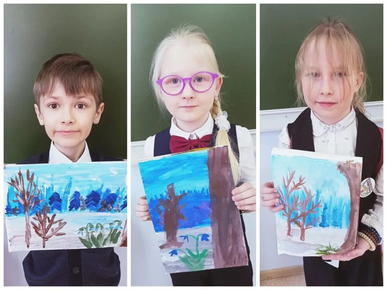 😍 В «Волшебной акварели» (руководитель кружка Е.В. Корнеева) продолжает царить атмосфера творчества!