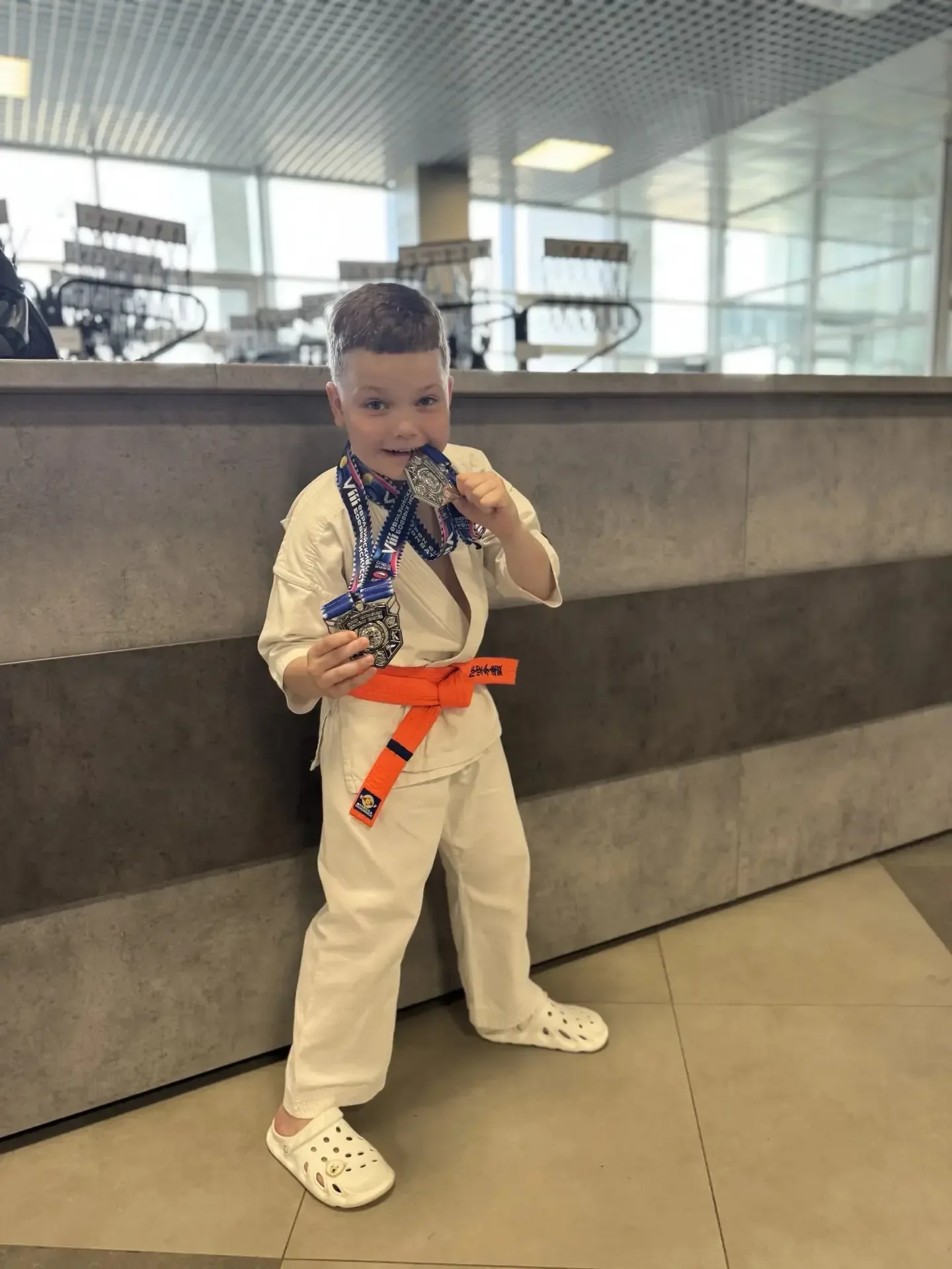 Повод для гордости! 💪  Одегов Андрей, ученик 1 Б класса завоевал два серебра на VIII Евразийских игр