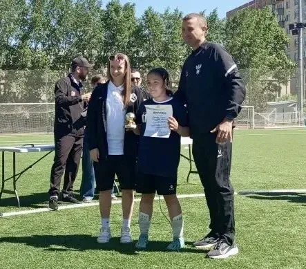 🏆 Победа футболисток на «Кожаном мяче»! 🏆  21 мая состоялся муниципальный этап турнира по футболу в 
