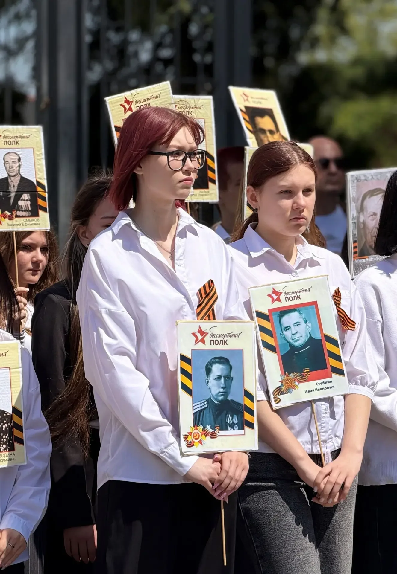 👥«Бессмертный полк» в Краснодарском политехническом техникуме  В преддверии великого Дня Победы, на 