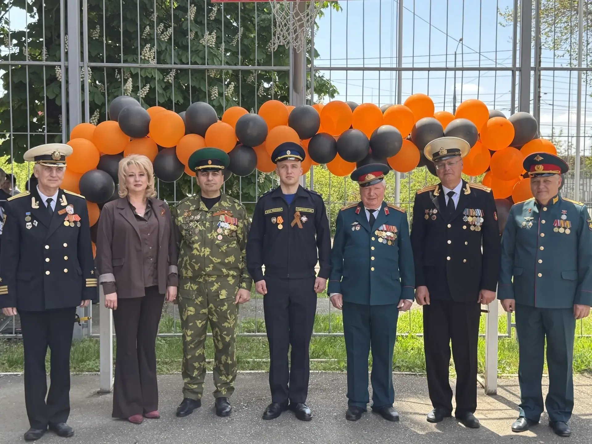 🇷🇺В Краснодарском политехническом техникуме прошла торжественная линейка  В преддверии 9 Мая в нашем