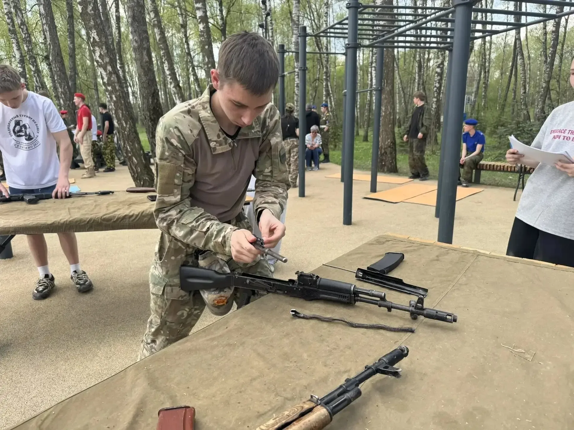 🏆 Отряд «Выстрел» — серебряные герои "Гонки Героев"! 🥈  5 мая в посёлке Дубровицы городского округа 