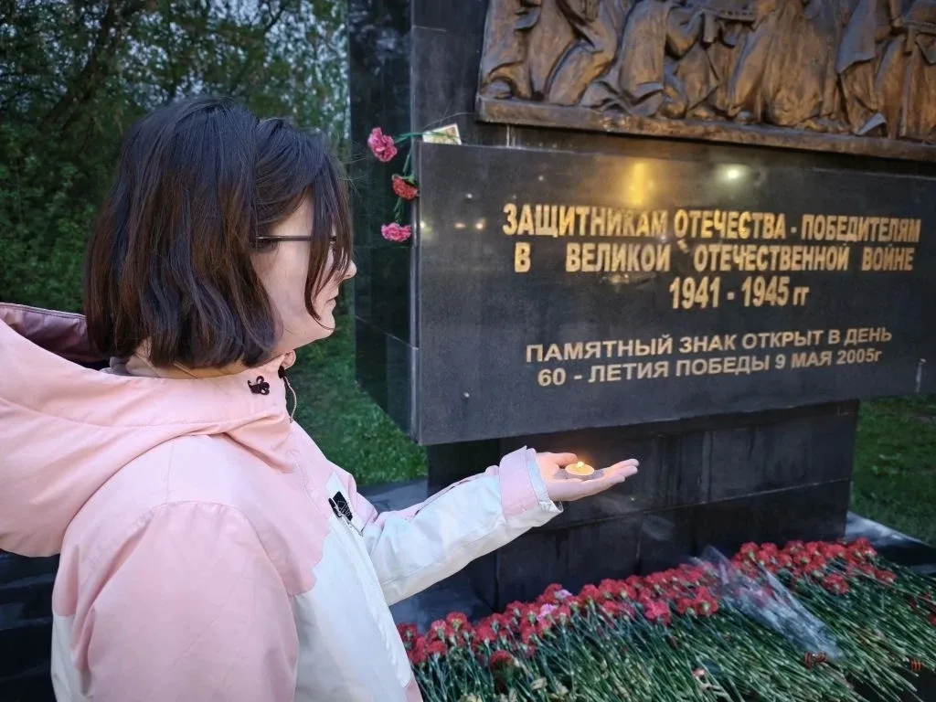 Акция "Свеча Памяти"🕯 #НавигаторыДетстваМО #Росдетцентр #ДвижениеПервых #НаследникиПобедыНД #советни